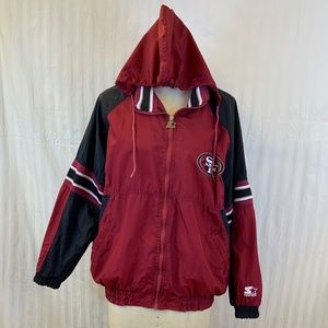 San Francisco 49ers "ProLine Starter" Windbreaker XL